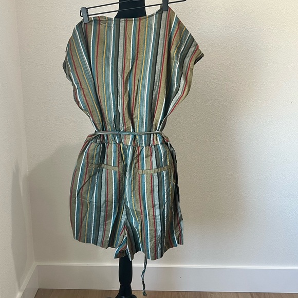 NEW!French Connection Multicolor Striped Romper size 10 - Picture 4 of 12